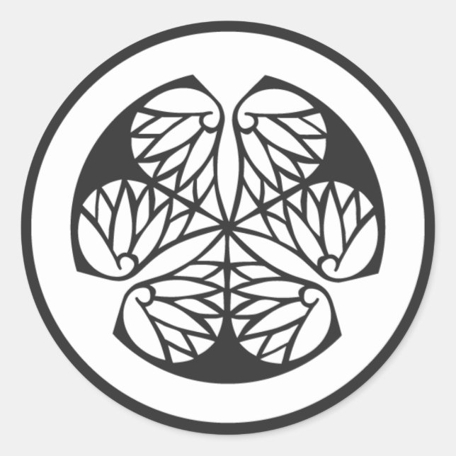 [Family Crests] Plants Classic Round Sticker (Front)