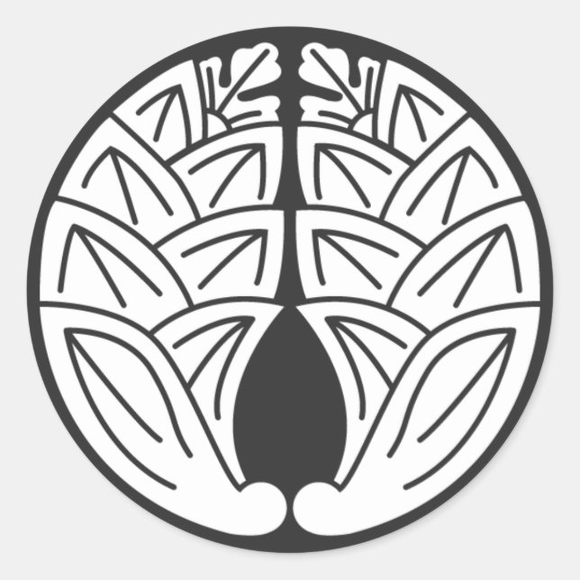[Family Crests] Plants Classic Round Sticker (Front)