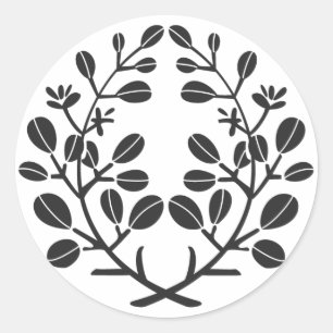 [Family Crests] Plants Classic Round Sticker