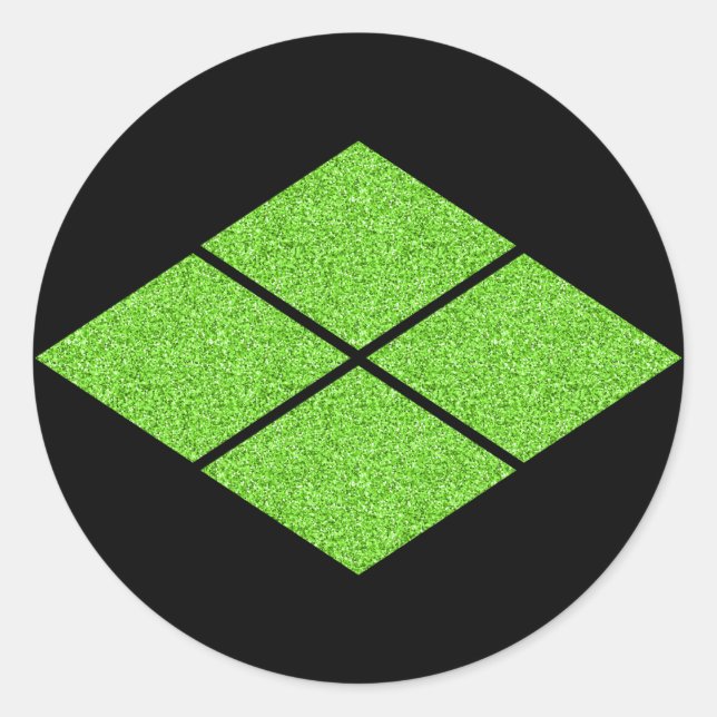 [Family Crests] Takeda-bishi  Classic Round Sticke Classic Round Sticker (Front)