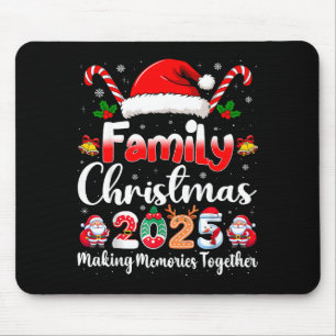 Family Crew Christmas Squad 2025 Funny Xmas Matchi Mouse Mat