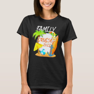 Family Cruise 2022 Matching Ocean Anchor Beach Oce T-Shirt