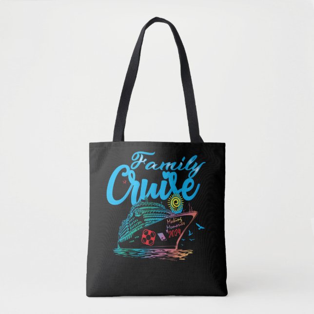 Family Cruise 2024 Cruising Trip Vacation 2024 Tote Bag (Front)