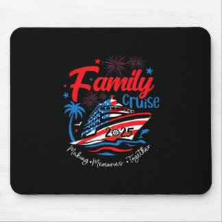 Family Cruise 2025 4th Of July Patriotic American Mouse Mat