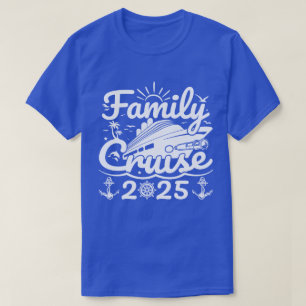 Family Cruise 2025 Cool Funny Family Trip Cruise T-Shirt