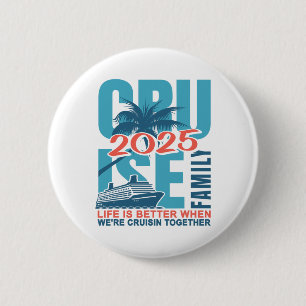 Family Cruise 2025 Cute Matching Outfit Cruise Tri 6 Cm Round Badge