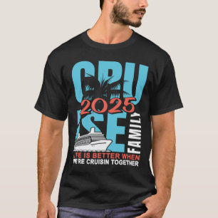 Family Cruise 2025 Cute Matching Outfit Cruise Tri T-Shirt