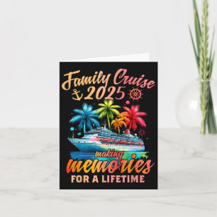 Family Cruise 2025 Family Matching Cruise Vacation Card