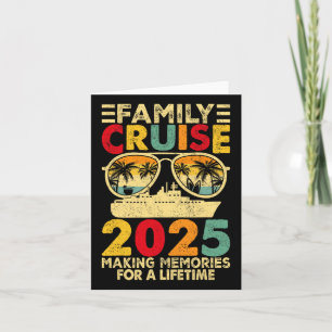 Family Cruise 2025 Family Matching Tee Summer Vaca Card