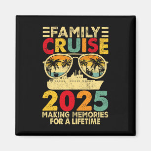 Family Cruise 2025 Family Matching Tee Summer Vaca Magnet
