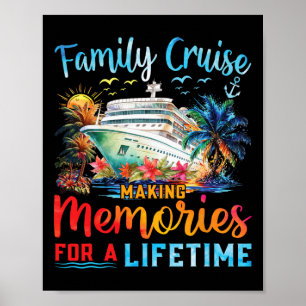 Family Cruise 2025 Family Summer Vacation Matching Poster