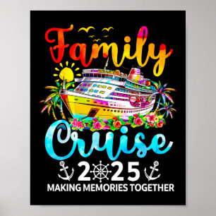Family Cruise 2025 Family Vacation Matching 2025 Poster