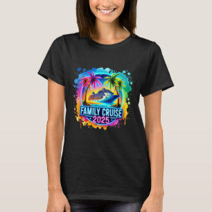 Family Cruise 2025 Hawaii Beach Coconut Summer Vac T-Shirt