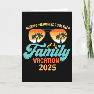 Family Cruise 2025 Matching Family Vacation Card