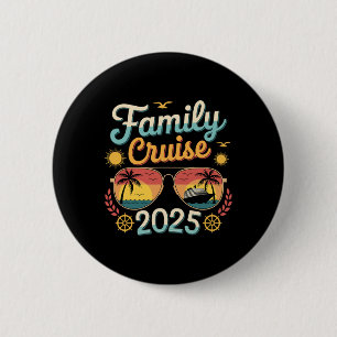 Family Cruise 2025 Matching Vacation 2025 Family C 6 Cm Round Badge