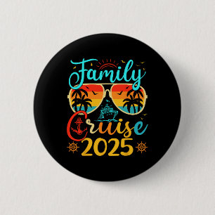 Family Cruise 2025 Summer Family Vacation Matching 6 Cm Round Badge