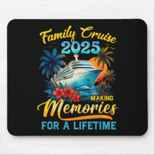 Family Cruise 2025 Summer Vacation Family Reunion Mouse Mat