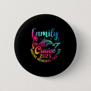 Family Cruise 2025 Summer Vacation Matching Family 6 Cm Round Badge