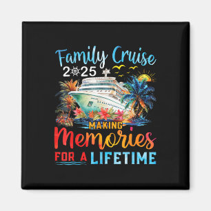 Family Cruise 2025 Summer Vacation Matching Family Magnet