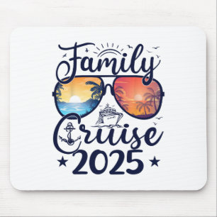 Family Cruise 2025 Summer Vacation Matching Family Mouse Mat