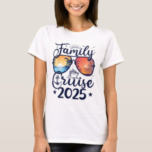 Family Cruise 2025 Summer Vacation Matching Family T-Shirt