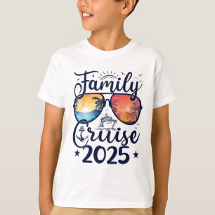 Family Cruise 2025 Summer Vacation Matching Family T-Shirt
