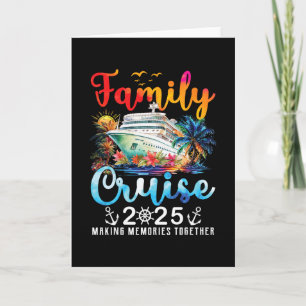 Family Cruise 2025 Vacation Matching Cruisin Toget Card