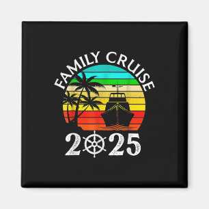 Family Cruise 2025 Vacation Trip Cruising Family M Magnet