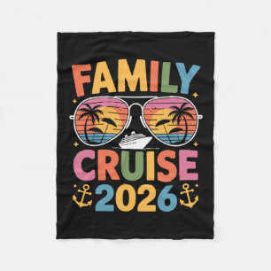 Family Cruise 2026 1 Fleece Blanket