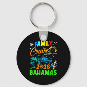 Family Cruise 2026 Bahamas Cruising Together Squad Key Ring