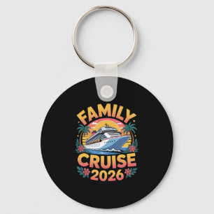 Family Cruise 2026 Cruising Matching Vacation Key Ring