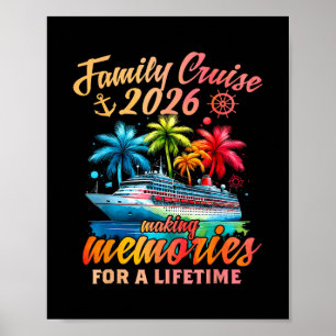 Family Cruise 2026 Family Matching Cruise Vacation Poster