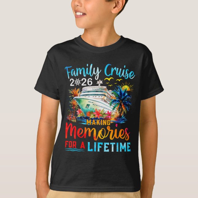 Family Cruise 2026 Group Matching Cruisin Together T-Shirt (Front)