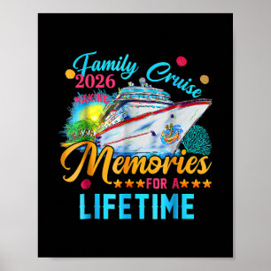 Family Cruise 2026 Making Memories For A Lifetime Poster