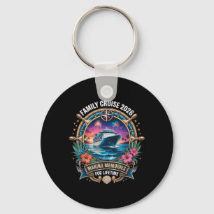 Family Cruise 2026 Matching Cruise Summer Vacation Key Ring