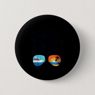 Family cruise 2026 summer vacation matching family 6 cm round badge