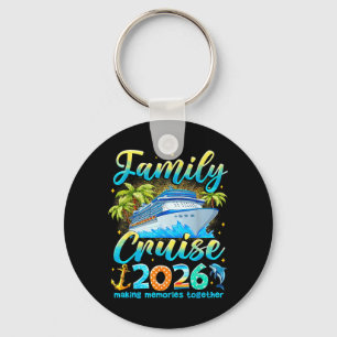 Family Cruise 2026 Summer Vacation Matching Family Key Ring