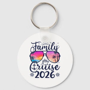 Family Cruise 2026 Summer Vacation Matching Family Key Ring