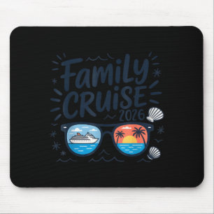 Family cruise 2026 summer vacation matching family mouse mat