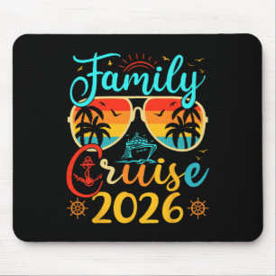 Family Cruise 2026 Summer Vacation Matching Family Mouse Mat