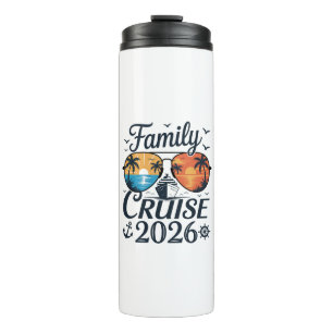 Family Cruise 2026 Summer Vacation Thermal Tumbler