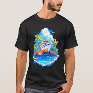 Family Cruise Bahamas Tropical Vacation Cruising T-Shirt