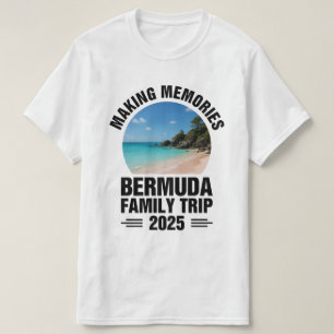 Family Cruise Bermuda 2025 Summer Matching T-Shirt
