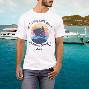 Family Cruise Blues Personalize T-Shirt