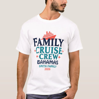 Family Cruise Crew Custom Matching T-Shirt