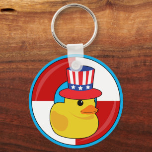 Family Cruise Cruising Rubber Duck Key Ring