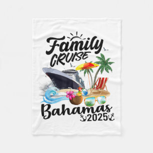 Family Cruise Hamas 2025 Fleece Blanket