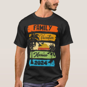 Family Cruise Mexico 2024 Summer Matching Vacation T-Shirt