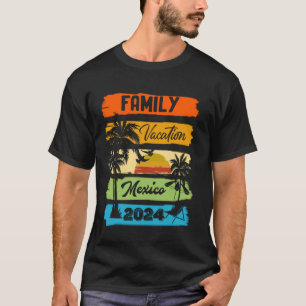 Family Cruise Mexico 2024 Summer Matching Vacation T-Shirt