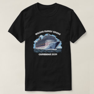 Family Cruise Personalised Name Year Matching T-Shirt